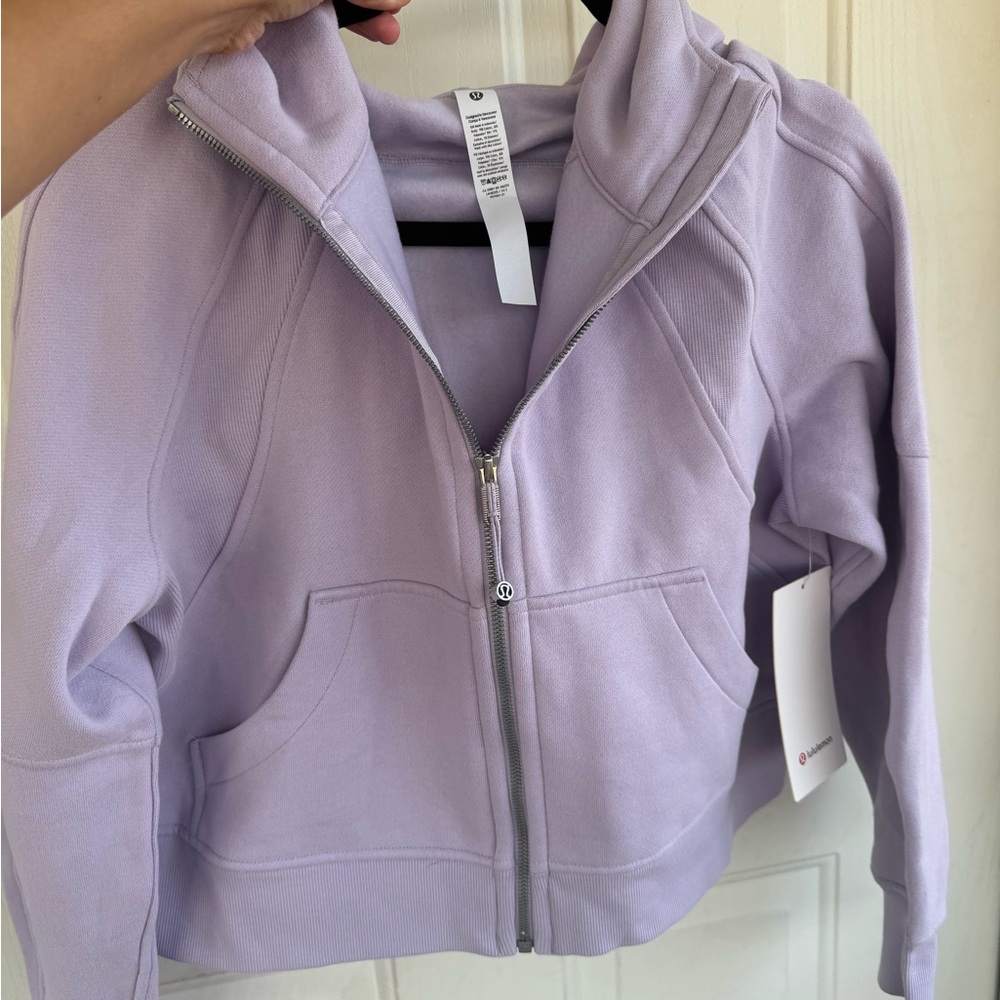 NWT - Lululemon Lilac Zip-Up Hoodie